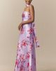 BHLDN Nesta Strapless Scarf Satin Slip Dress - 4