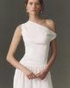 BHLDN One-Shoulder Satin Maxi Dress - 3