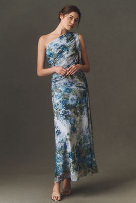 bhldn long-sleeve scarf knit maxi dress BHLDN
