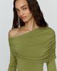 BHLDN One Shoulder Ruched Mini Dress - 3