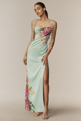 paisley bridesmaid dresses Lady Black Tie - Paisley Gown