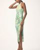 BHLDN Paulina Halter Printed Sequin Midi Dress - 4