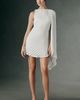 BHLDN Pleated Shoulder Mini Dress - 2