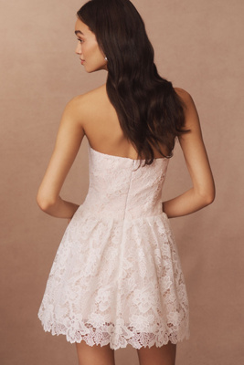 knee length dresses for ladies Cutout Lace Long Sleeve Mini Dress – HT Marlowe main image 1