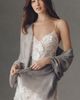 BHLDN Rue Semi-Sheer Metallic Raw-Edge Pashmina Wrap - 1