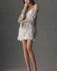 BHLDN Rue Semi-Sheer Metallic Raw-Edge Pashmina Wrap - 3