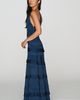 BHLDN Ruffled Satin Maxi Dress - 4