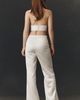 BHLDN Satin Bootcut Pants - 4