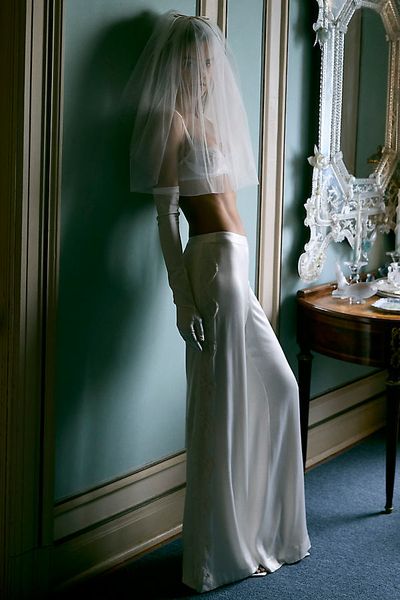 BHLDN Satin Cami & Pant Set