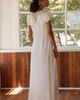 BHLDN Satin Cap-Sleeve Maxi Slip - 3