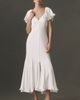 BHLDN Satin Cape Maxi Dress - 1