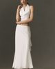BHLDN Satin Cowl-Neck Top and Midi Skirt Set - 1