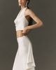 BHLDN Satin Cowl-Neck Top and Midi Skirt Set - 4