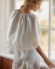 BHLDN Satin Lace Slip & Cape Set - 3