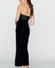 BHLDN Satin Velvet Strapless Midi Dress - 2