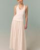 BHLDN Scoop-Neck Twofer Maxi Dress - 1