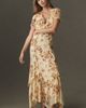 BHLDN Short-Sleeve Ruffle Maxi Dress - 1