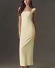 BHLDN Square-Neck Corset Maxi Dress - 1