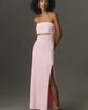 BHLDN Strapless Crepe Maxi Dress - 4