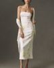 BHLDN Strapless Dress with Scarf - 1