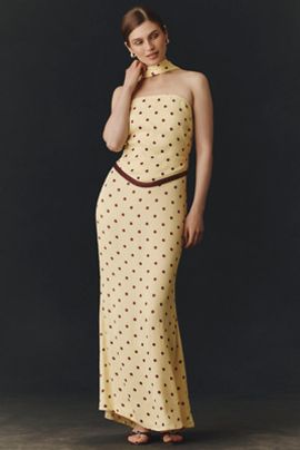 crochet stretch lace midi dress Endless Rose