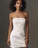 BHLDN Strapless Satin Mini Dress - 1