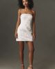 BHLDN Strapless Satin Mini Dress - 3