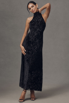 celina maxi dress Celina Pink Sequined Maxi Dress