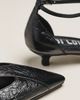 Bibi Lou Canna 35 Leather Ankle-Strap Kitten Heels - 3