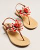 Bibi Lou Floral T-Strap Sandals - 1