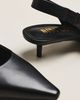 Bibi Lou Helmut Leather Kitten Heels - 3