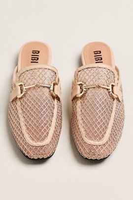 Bibi Lou Mesh Horsebit Loafer Slides