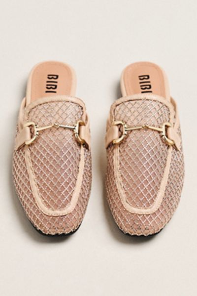 Bibi Lou Mesh Horsebit Loafer Slides