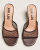 Bibi Lou Mesh Open-Toe Mule Heels - 2