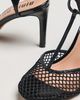 Bibi Lou Mesh T-Strap Heels - 5