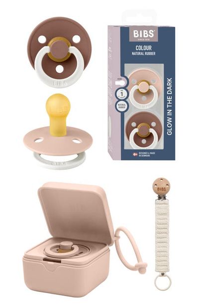 BIBS BIBS Pacifer, Pacifier Box & Pacifier Clip Set