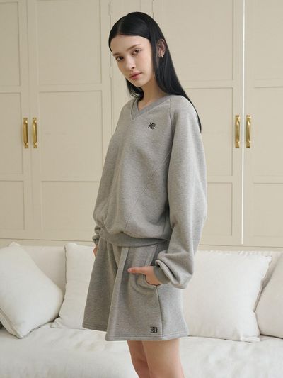 bibyseob Tuck Sweat Pants Gray [T43]