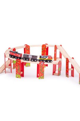 Bigjigs Rail Bigjigs Rail High Level Track Expansion Pack