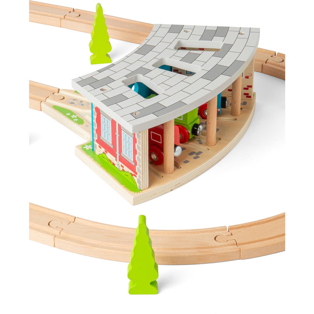 Bigjigs Rail - Triple Engine Shed