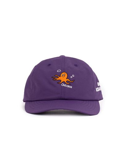 BIGWAVE COLLECTIVE OCTOPUS NYLON WIDE CAP (PURPLE)