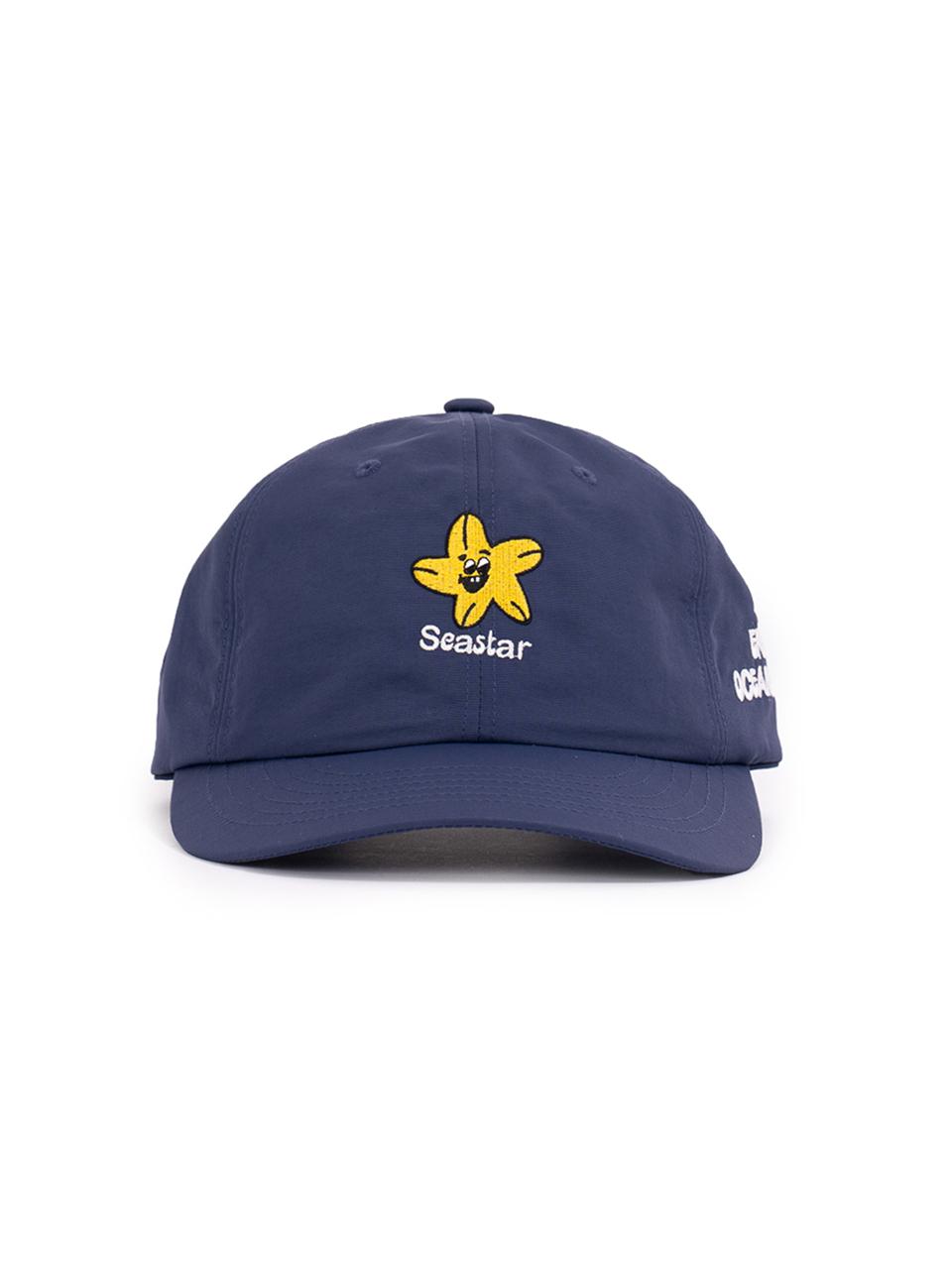 BIGWAVE COLLECTIVE SEASTAR NYLON WIDE CAP (DEEP NAVY)