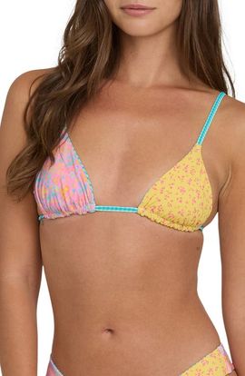 Billabong Billabong Babe Alert Reversible Slider Triangle Bikini Top
