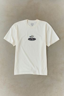 Billabong Billabong Bad Dog Cherub Logo Graphic Tee in Ivory, Men's at Urban Outfitters