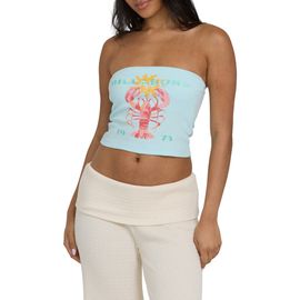 Billabong Billabong Cocoa Graphic Strapless Top