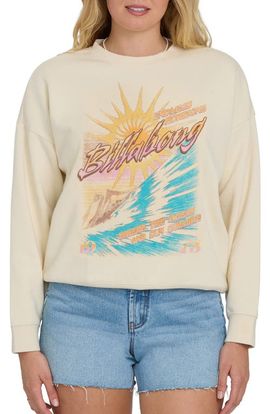 Billabong Billabong Echo Oversize Fleece Graphic Sweatshirt