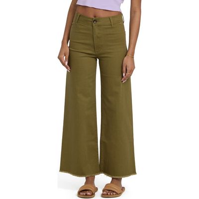Billabong Billabong Free Fall Stretch Crop Wide Leg Pants