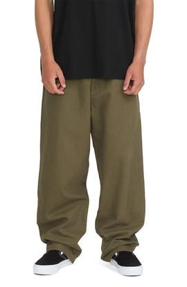 Billabong Billabong Garage Loose Fit Cotton Canvas 5-Pocket Pants