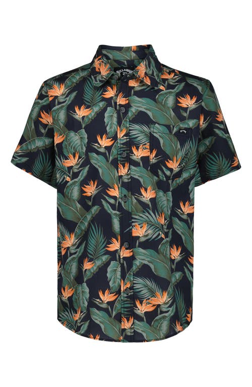 Billabong Billabong Kids' Sundays Tropical Short Sleeve Button-Down Shirt