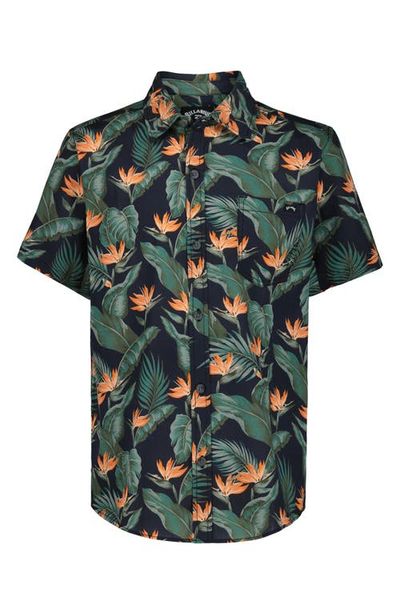 Billabong Billabong Kids' Sundays Tropical Short Sleeve Button-Down Shirt