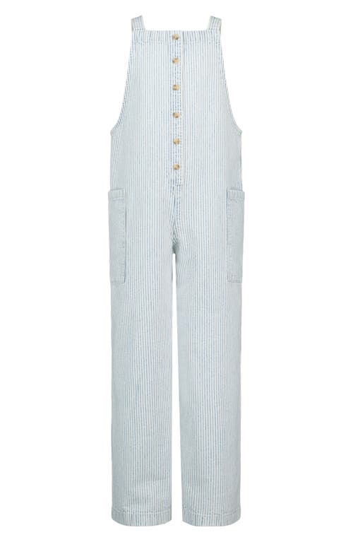 Billabong Billabong Kids' Sunshine Love Striped Seersucker Jumpsuit